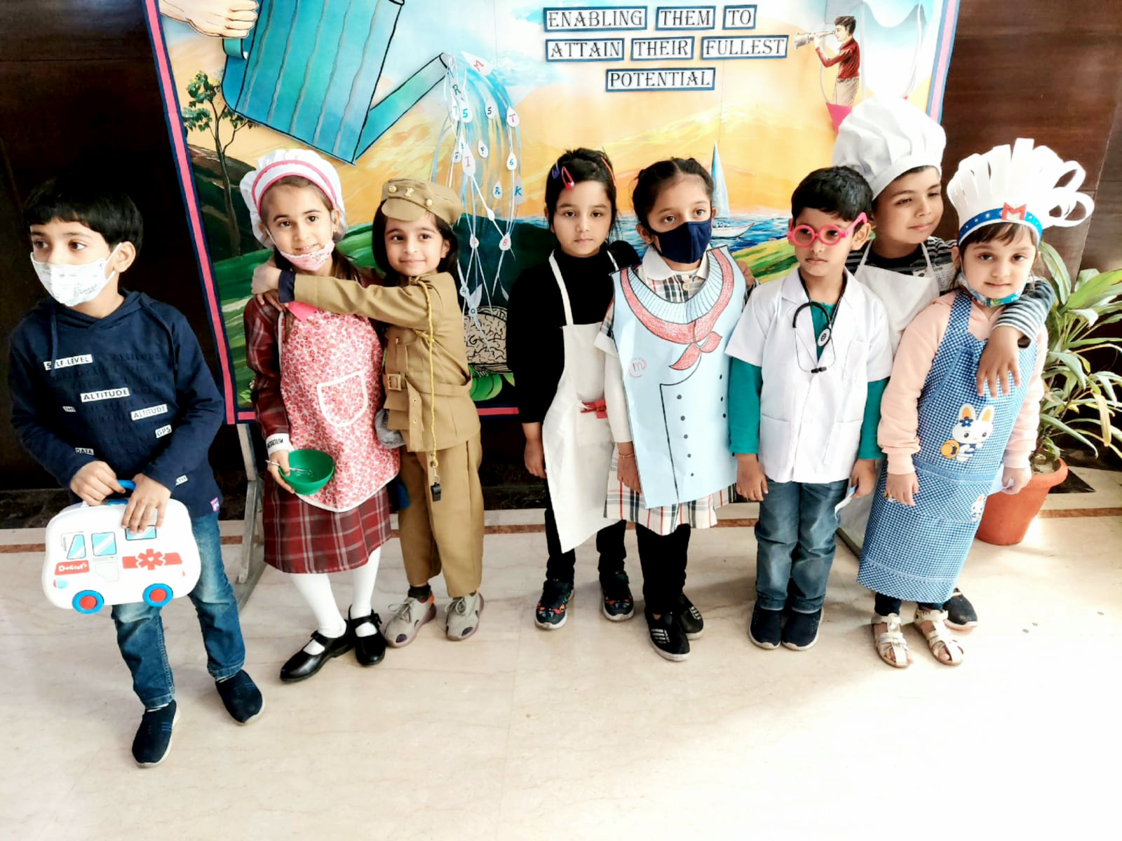 Presidium Indirapuram, STUDENTS LEARN ABOUT THE COMMUNITY HELPERS