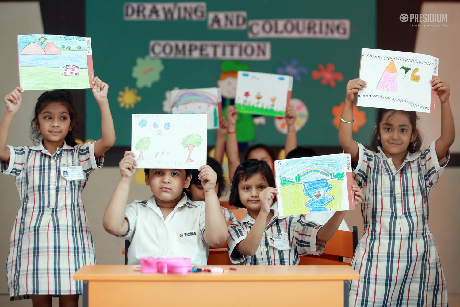 Presidium Rajnagar, STUDENTS SHOWCASE THEIR CREATIVE FLAIR & ARTISTIC SKILLS