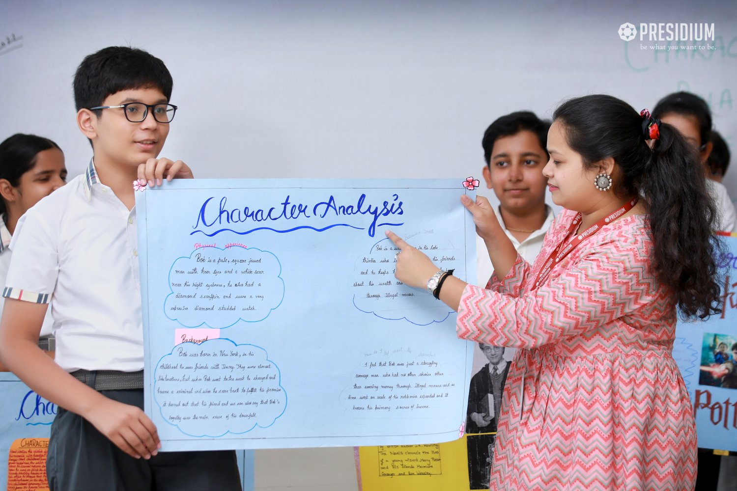 Presidium Rajnagar, STUDENTS LEARN THE ART OF CHARACTER ANALYSIS!