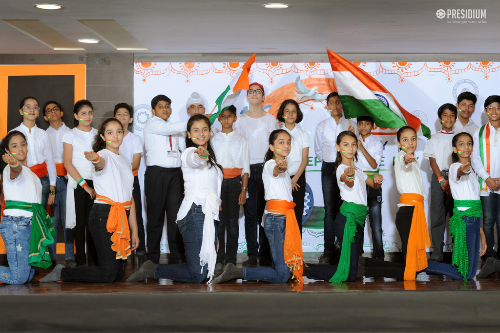 Presidium Gurgaon-57, STUDENTS CELEBRATE INDEPENDENCE DAY WITH AN ARRAY OF COMPETITIONS