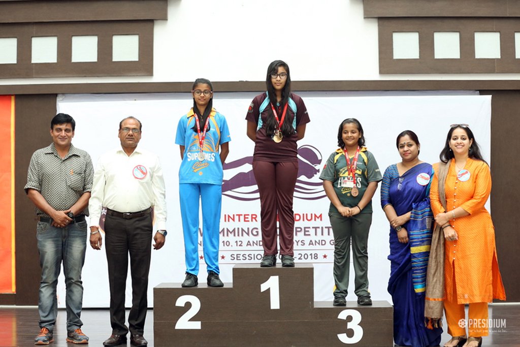 Presidium Rajnagar, PRESIDIUM RAJ NAGAR HOSTS SWIMMING MEET