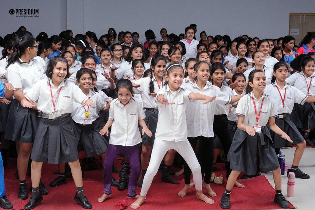 Presidium Indirapuram, PADMASHREE SMT. RANJANA ILLUMINATES PRESIDIUM ON WORLD DANCE DAY