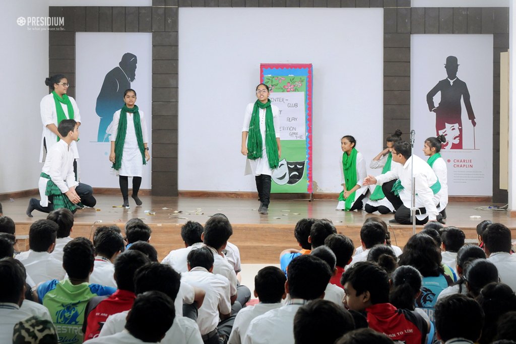 Presidium Indirapuram, PRESIDIANS CONVEY VITAL SOCIAL MESSAGES THROUGH NUKKAD NATAK