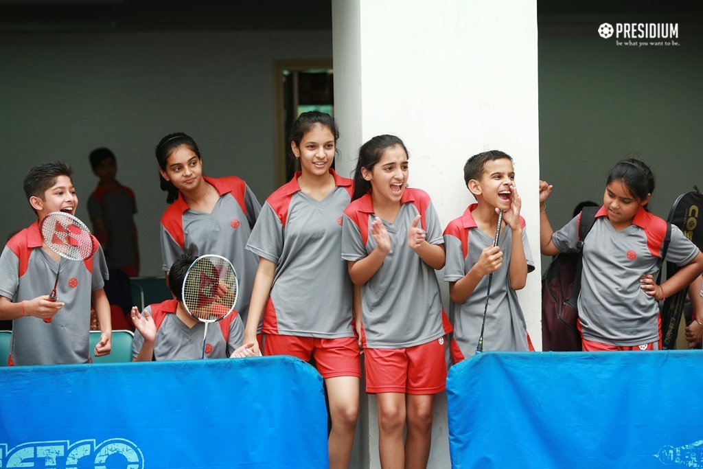 Presidium Rajnagar, PRESIDIANS EXHIBIT THEIR TALENT AT BADMINTON TOURNAMENT