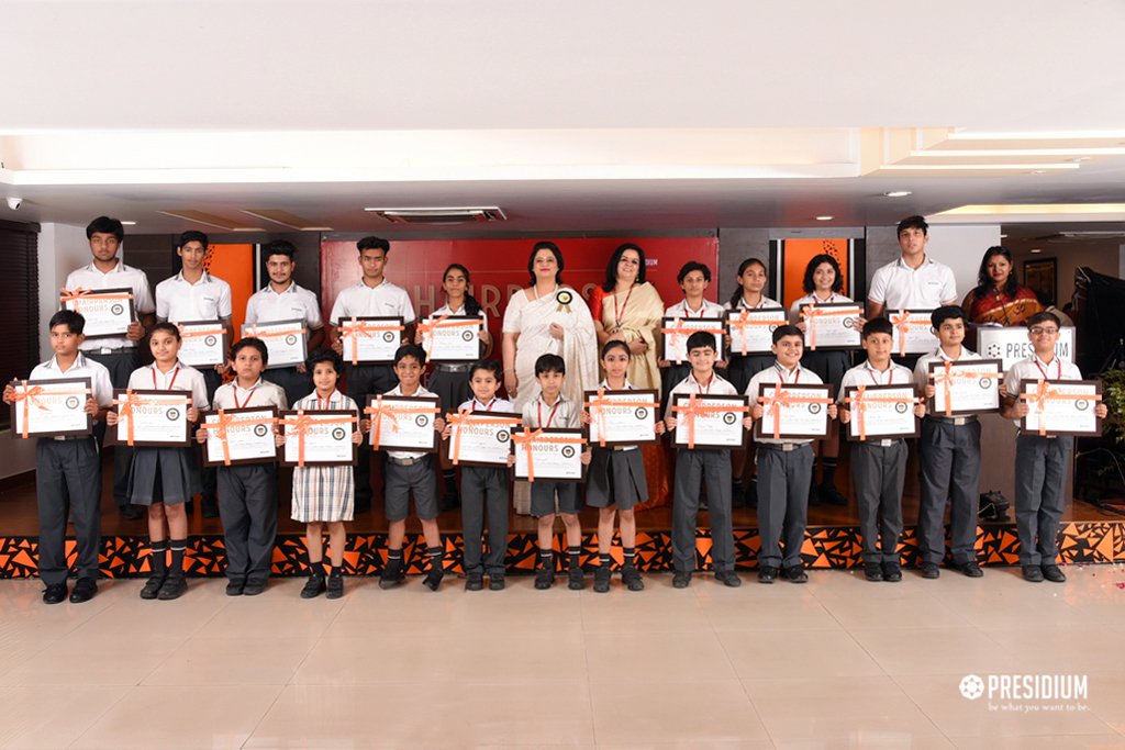 Presidium Gurgaon-57, CELEBRATING STUDENT EXCELLENCE AT CHAIRPERSON HONOURS