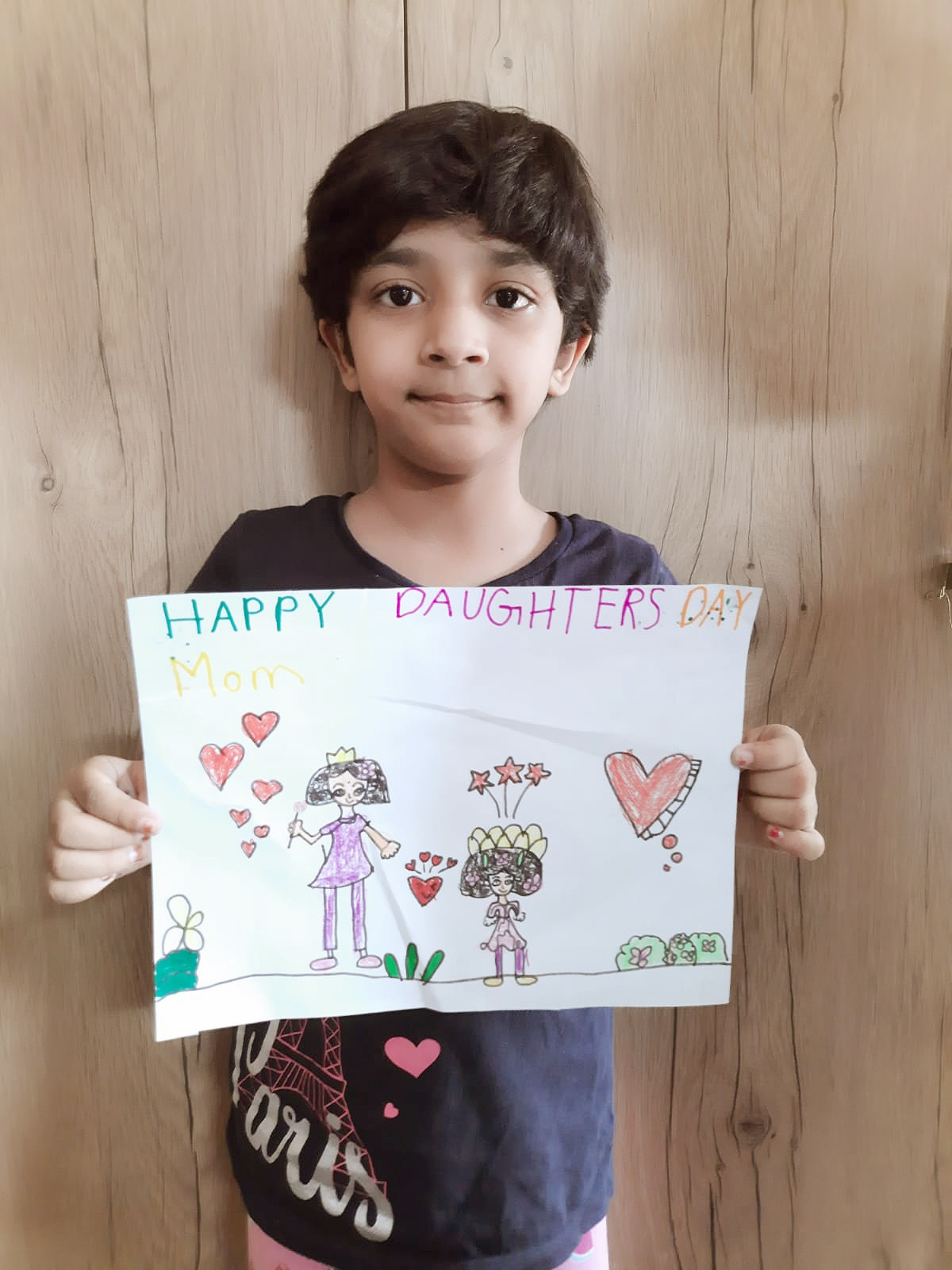 Presidium Gurgaon-57, STUDENTS CELEBRATE DAUGHTER’S DAY WITH A CARD MAKING ACTIVITY