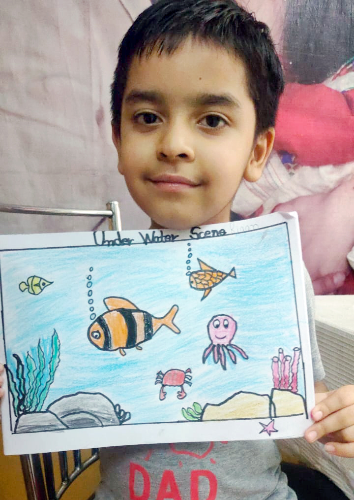 Presidium Indirapuram, STUDENTS EXHIBIT THEIR TALENT AT COLOURING COMPETITION