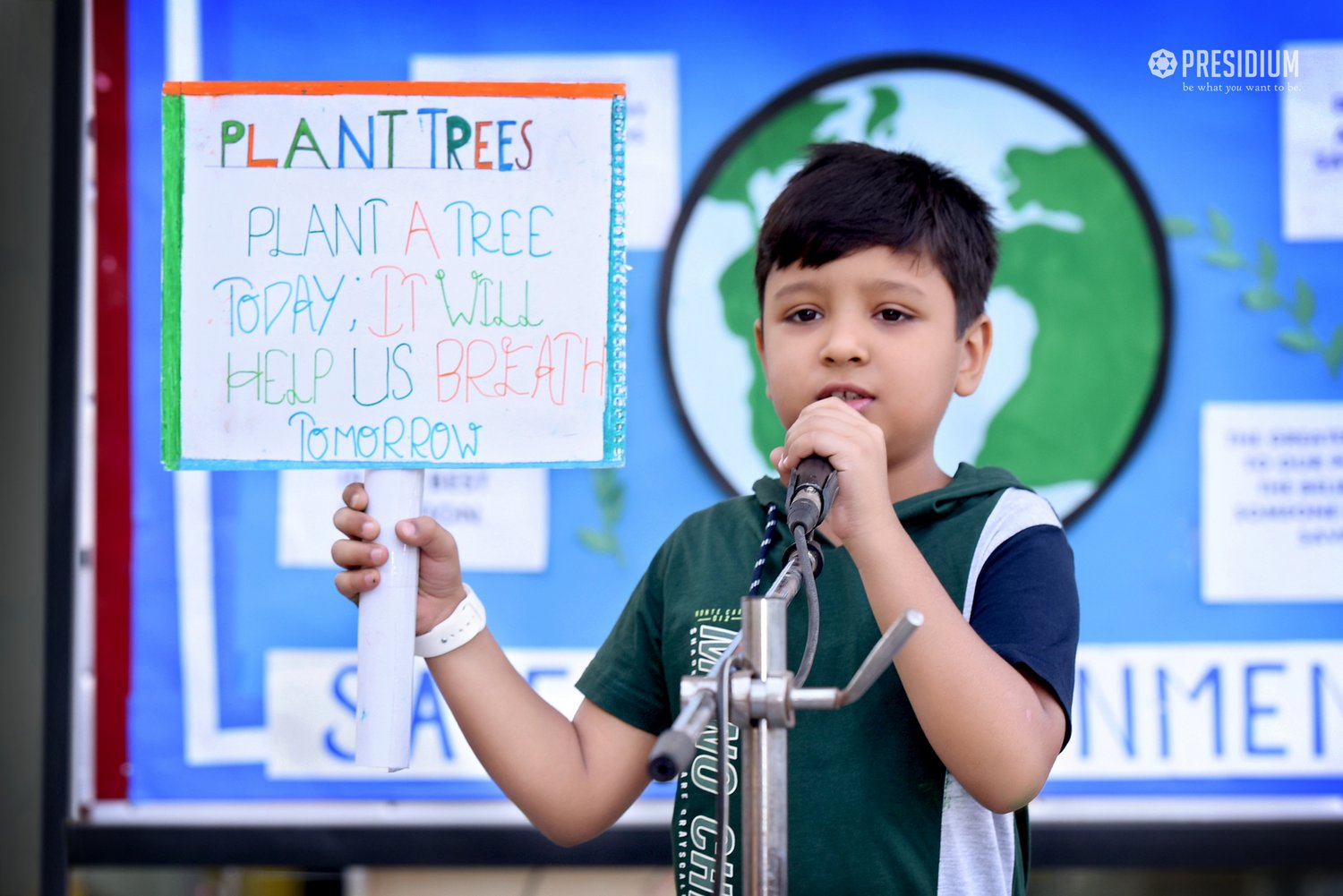 Presidium Gurgaon-57, EARTH DAY: YOUNG ENVIRONMENTALISTS MAKE A DIFFERENCE! 