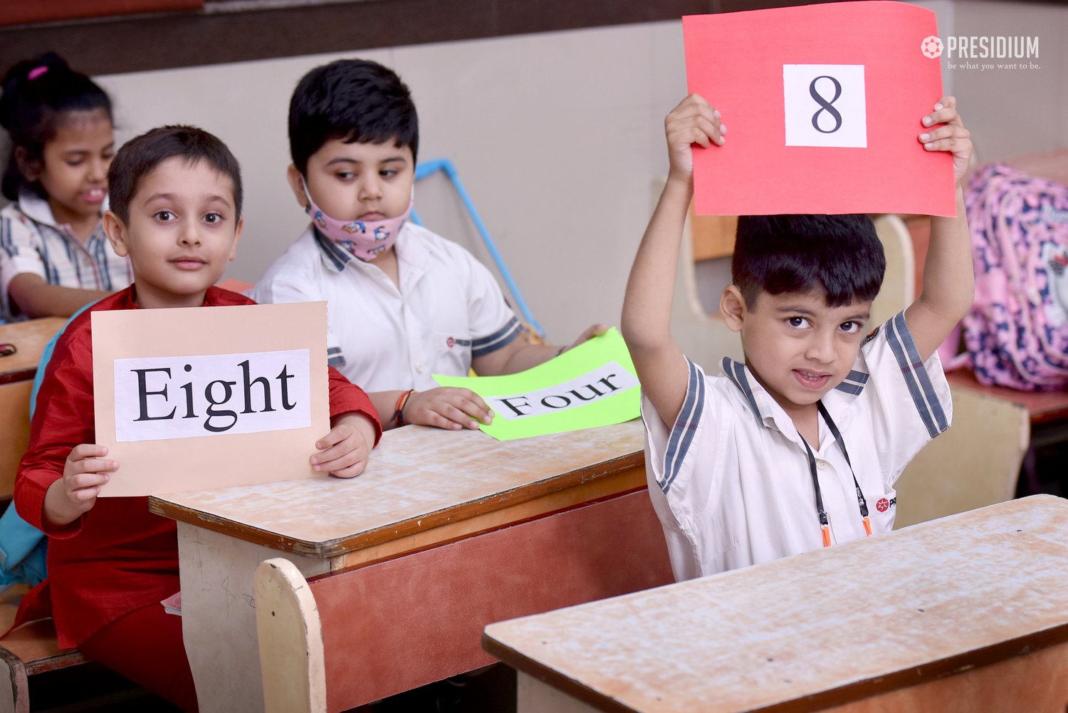 Presidium Gurgaon-57, YOUNG MINDS UNDERSTAND THE CONCEPT OF NUMBER NAMES