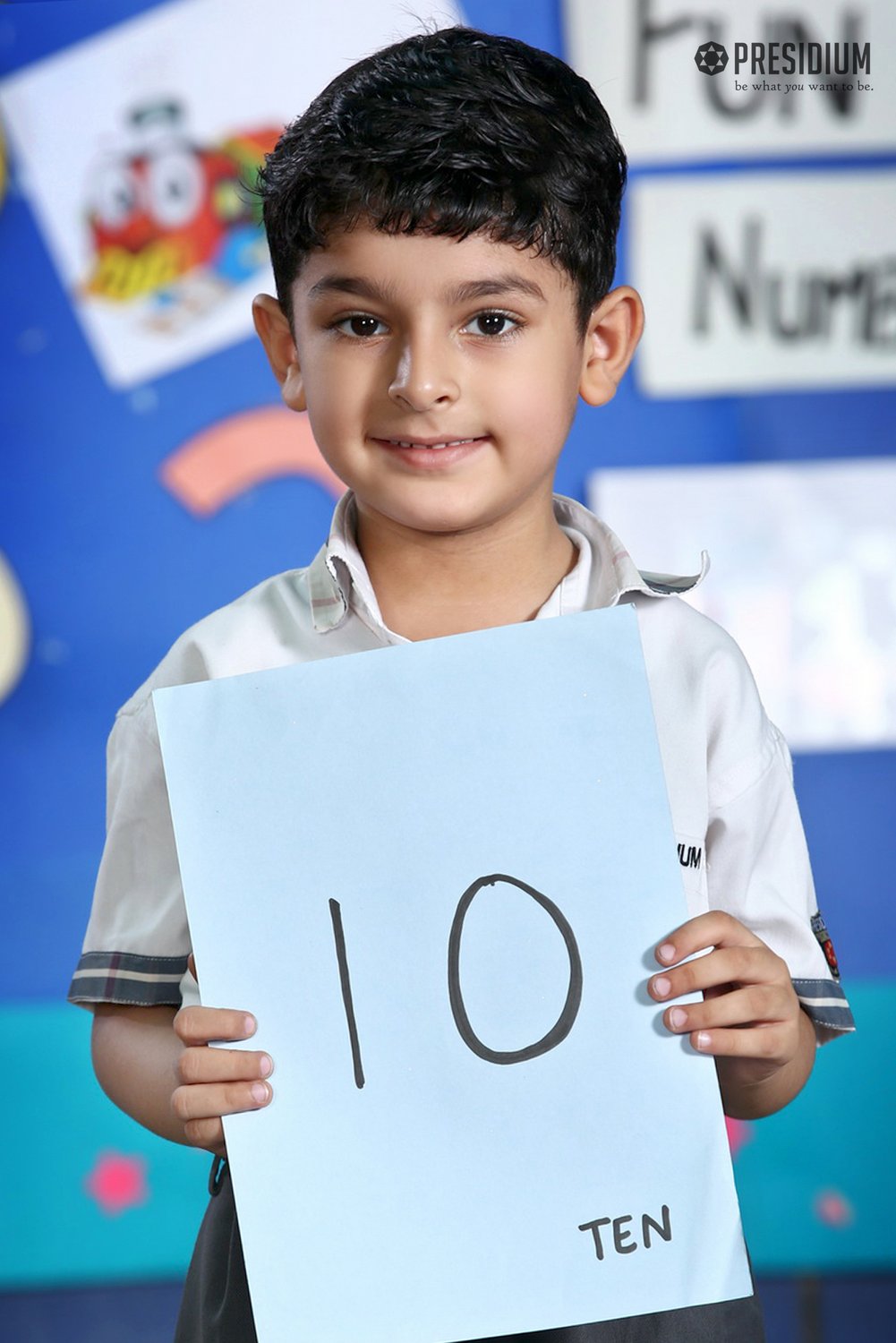 Presidium Punjabi Bagh, STUDENTS STRENGTHEN THEIR MATHS SKILLS WITH NUMBER TRAIN ACTIVITY