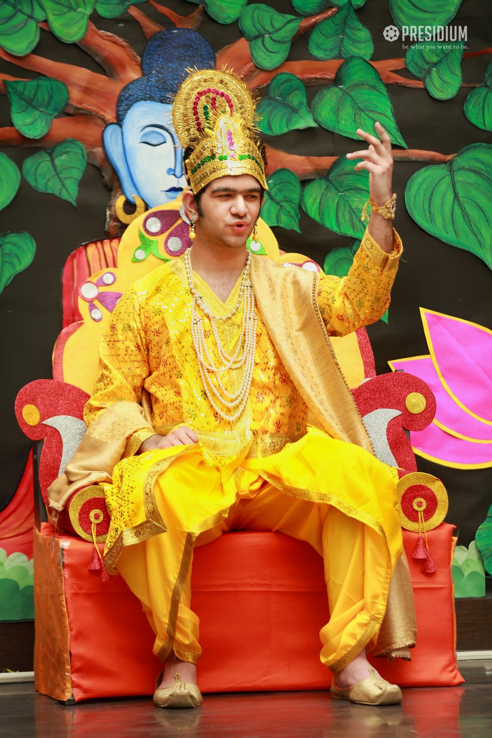 Presidium Rajnagar, YOUNG PRESIDIANS TAKE INSPIRATION FROM THE LIFE OF LORD BUDDHA Presidium Rajnagar, YOUNG PRESIDIANS TAKE INSPIRATION FROM THE LIFE OF LORD BUDDHA
