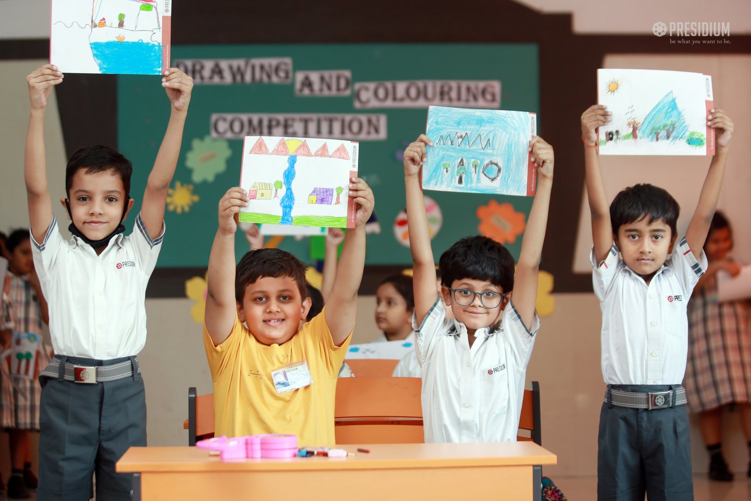 Presidium Rajnagar, STUDENTS SHOWCASE THEIR CREATIVE FLAIR & ARTISTIC SKILLS