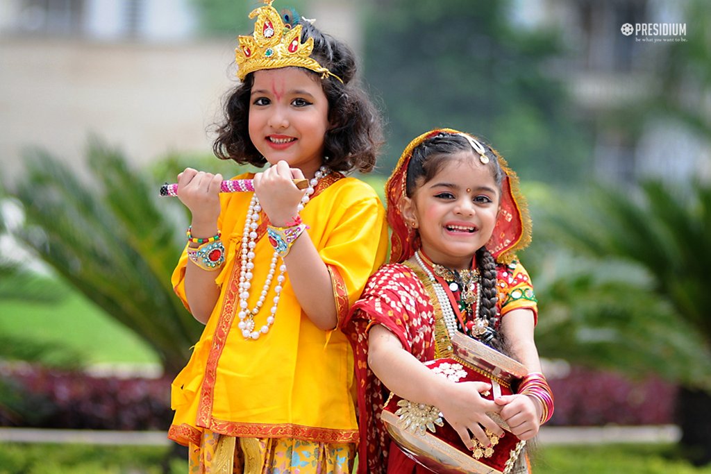 Presidium Indirapuram, HEAVENLY JANMASHTAMI CELEBRATIONS BY THE EXCITED PRE-PRIMARY WING