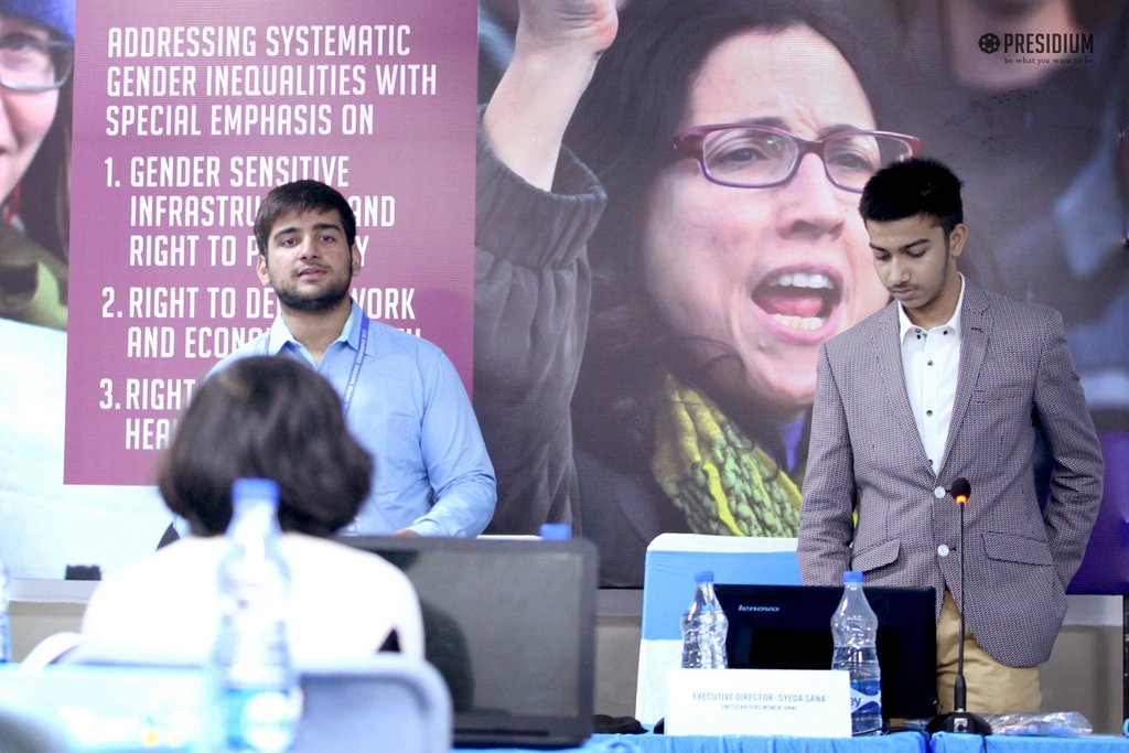 Presidium Gurgaon-57, STUDENTS OF PRESIDIUM GURGAON DAZZLE AT THE PMUN 2017 CONFERENCE