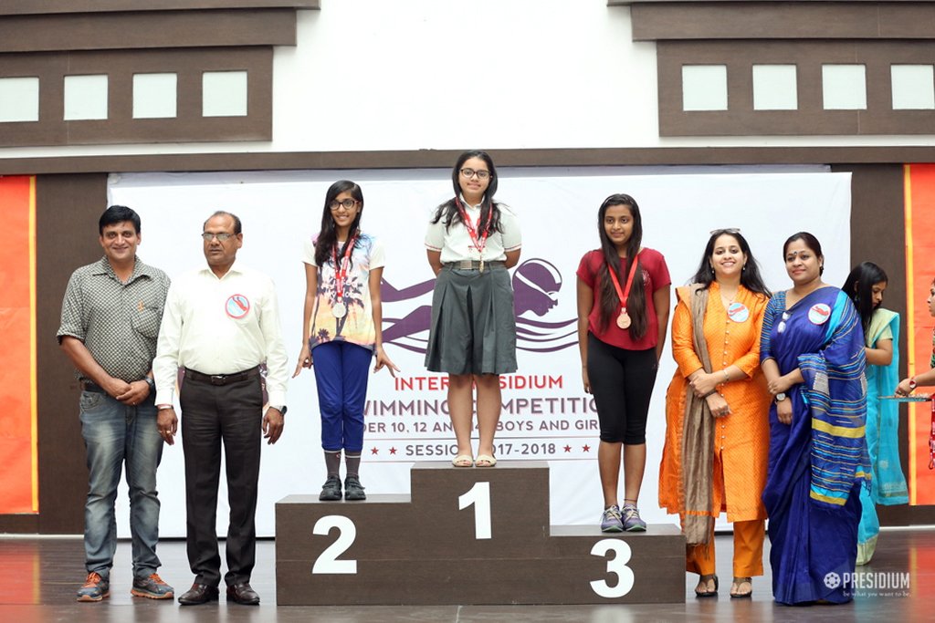 Presidium Rajnagar, PRESIDIUM RAJ NAGAR HOSTS SWIMMING MEET