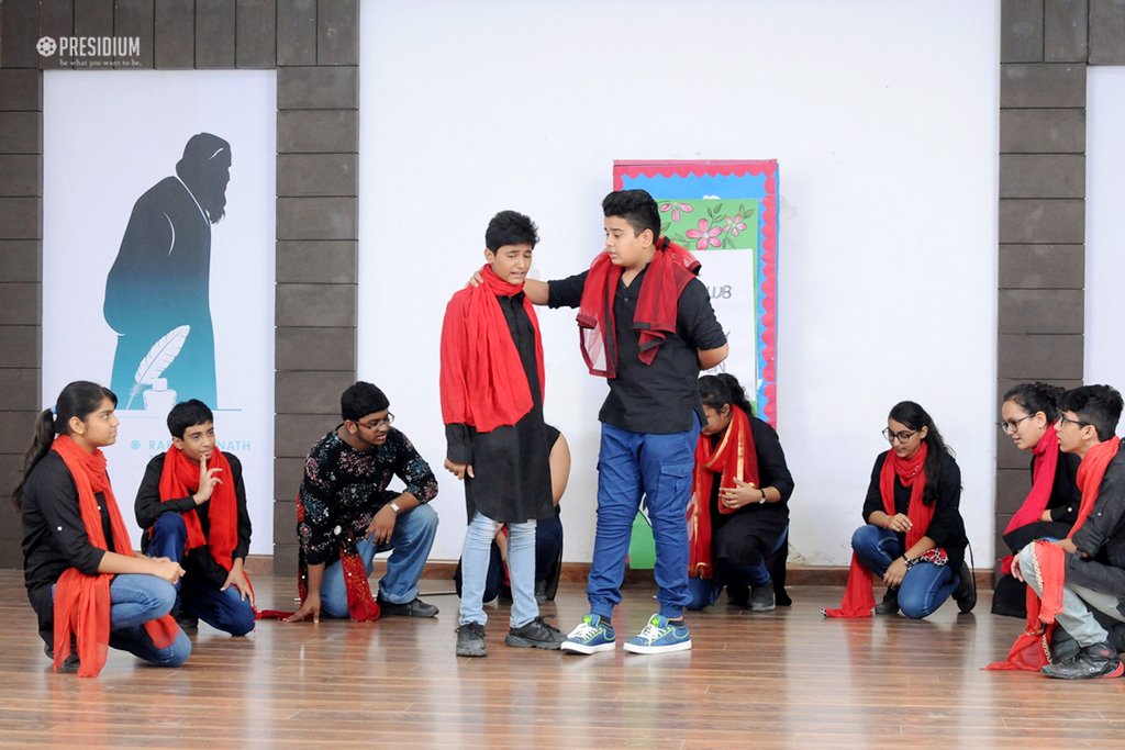 Presidium Indirapuram, PRESIDIANS CONVEY VITAL SOCIAL MESSAGES THROUGH NUKKAD NATAK