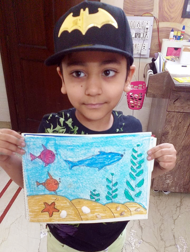 Presidium Indirapuram, STUDENTS EXHIBIT THEIR TALENT AT COLOURING COMPETITION