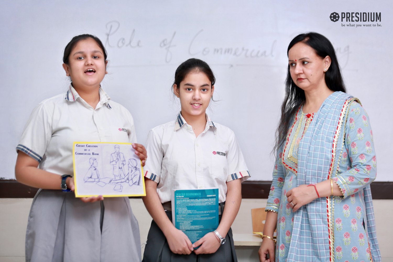 Presidium Rajnagar, STUDENTS STUDY THE CONCEPT OF MONEY & BANKING IN DEPTH