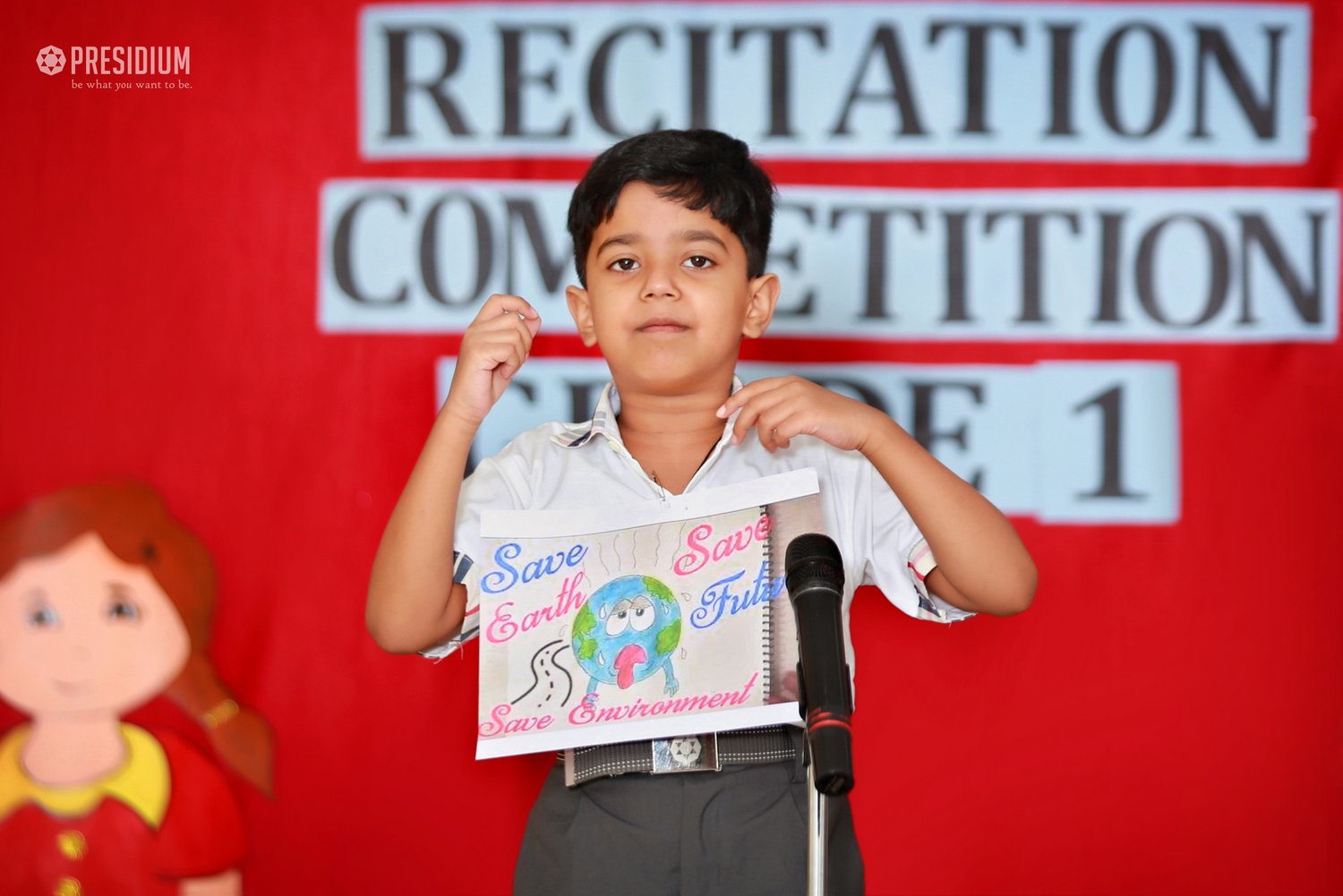 Presidium Rajnagar, RECITATION COMPETITION: STUDENTS HONE THEIR COMMUNICATIONS SKILL