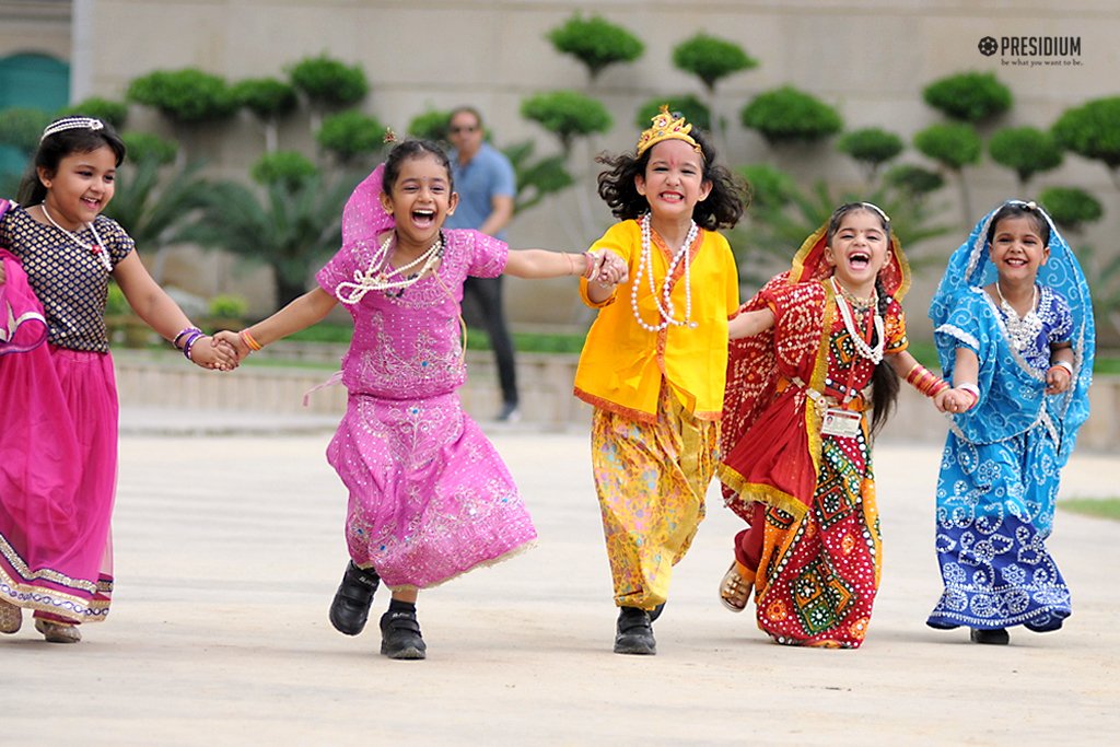 Presidium Indirapuram, HEAVENLY JANMASHTAMI CELEBRATIONS BY THE EXCITED PRE-PRIMARY WING