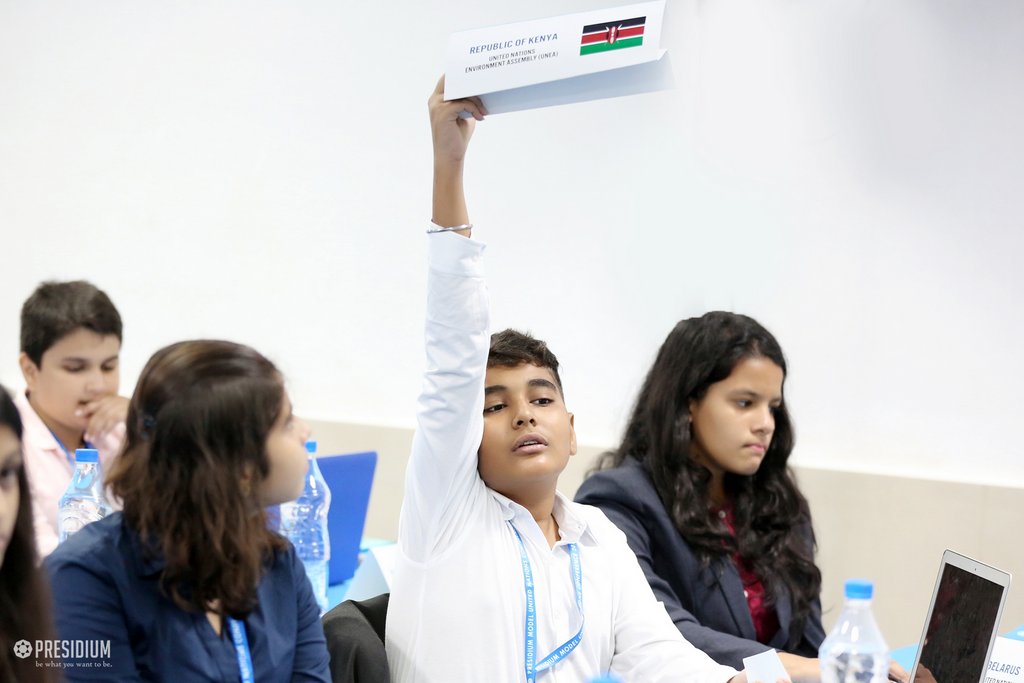 Presidium Gurgaon-57, STUDENTS OF PRESIDIUM GURGAON DAZZLE AT THE PMUN 2017 CONFERENCE