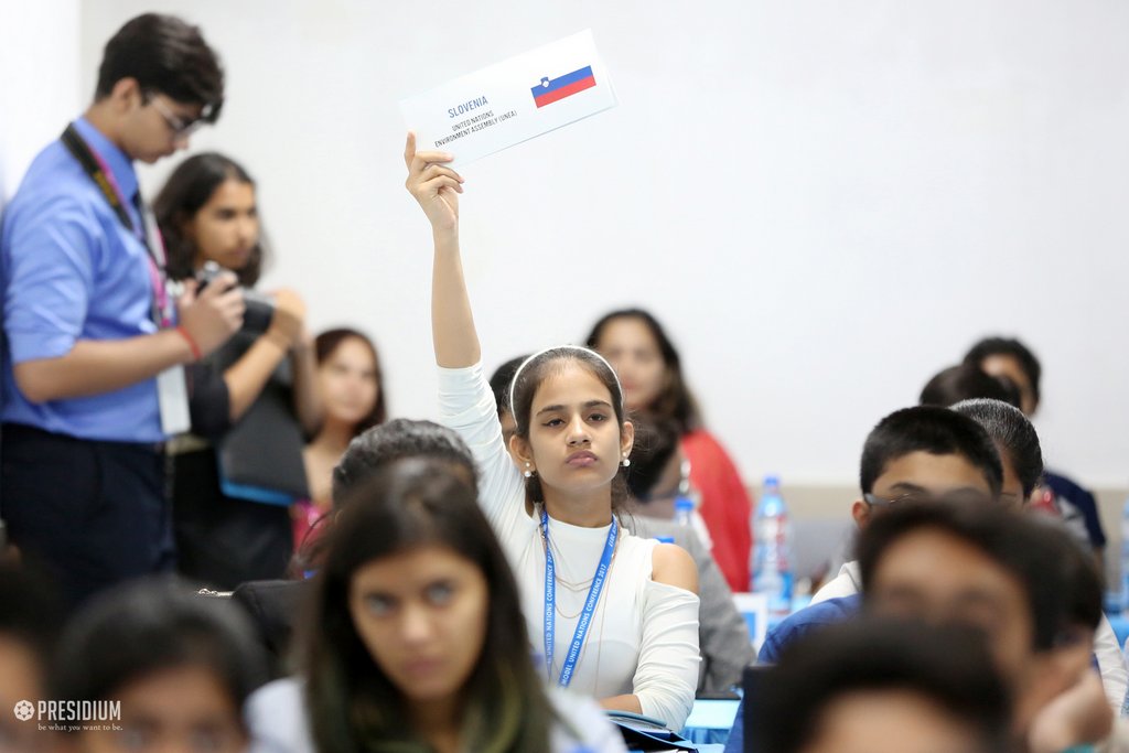 Presidium Indirapuram, PRESIDIANS OF IP DISPLAY SPIRIT & CONFIDENCE AT PMUN 2017