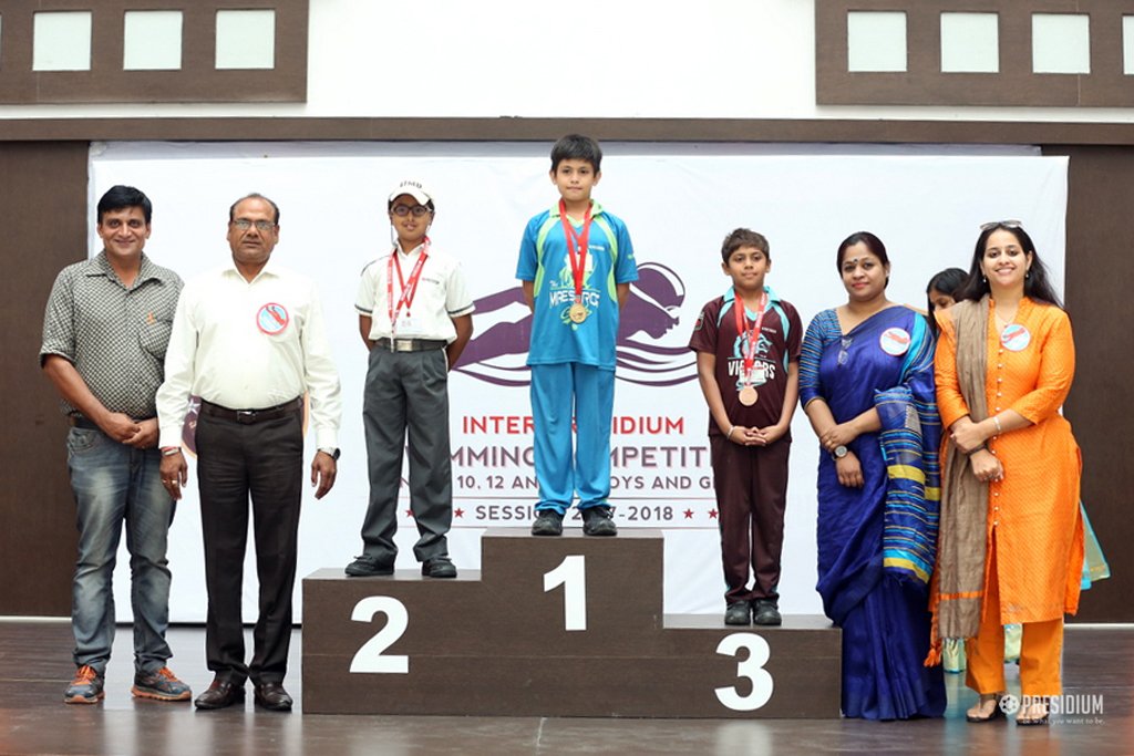 Presidium Rajnagar, PRESIDIUM RAJ NAGAR HOSTS SWIMMING MEET