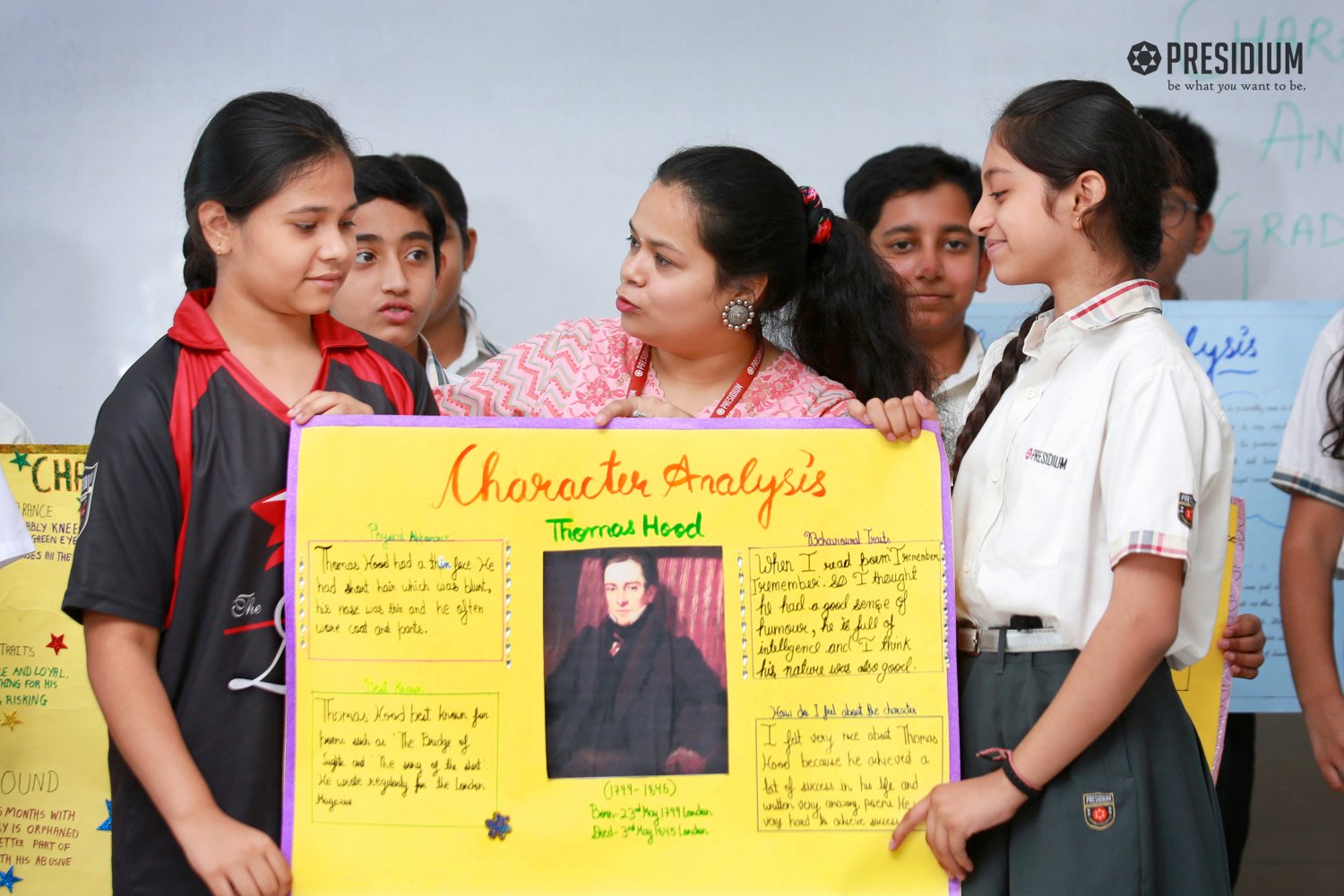 Presidium Rajnagar, STUDENTS LEARN THE ART OF CHARACTER ANALYSIS!