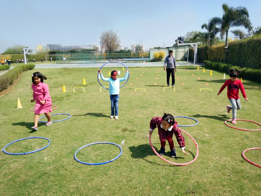 Presidium Rajnagar, STUDENTS PARTICIPATE IN MARATHON WITH SHEER ENTHUSIASM