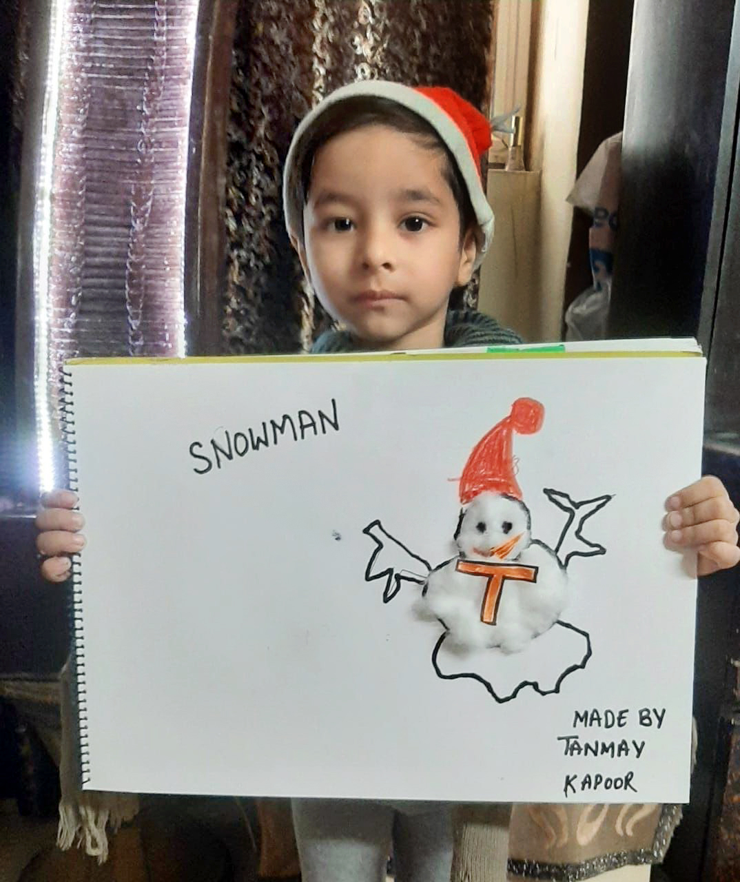 Presidium Rajnagar, STUDENTS PARTICIPATE IN SNOWMAN ACTIVITY WITH ARDOUR