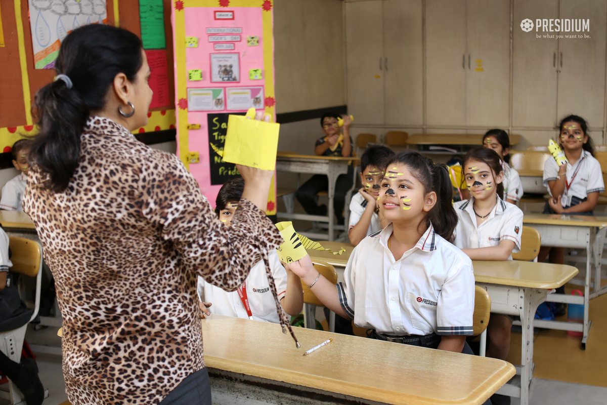 Presidium Indirapuram, INTERNATIONAL TIGER DAY: SAVE THE ROAR OF THE JUNGLE! 