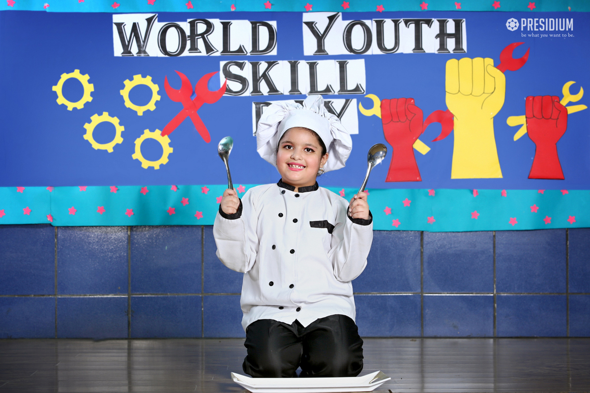 Presidium Punjabi Bagh, STUDENTS MARK WORLD YOUTH SKILLS DAY WITH A SPECIAL ASSEMBLY