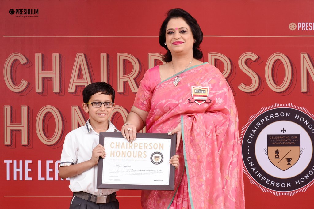 Presidium Indirapuram, CHAIRPERSON HONOURS: CELEBRATING STUDENT EXCELLENCE