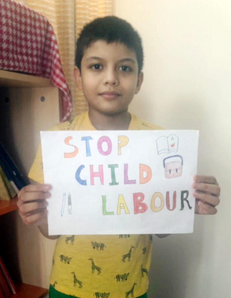 Presidium Gurgaon-57, LET’S PROTECT THE PILLARS OF OUR NATION & STOP CHILD LABOUR!