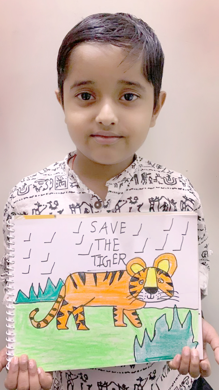 Presidium Pitampura, SAVE TIGERS TO ENSURE THE SURVIVAL OF HUMAN RACE!