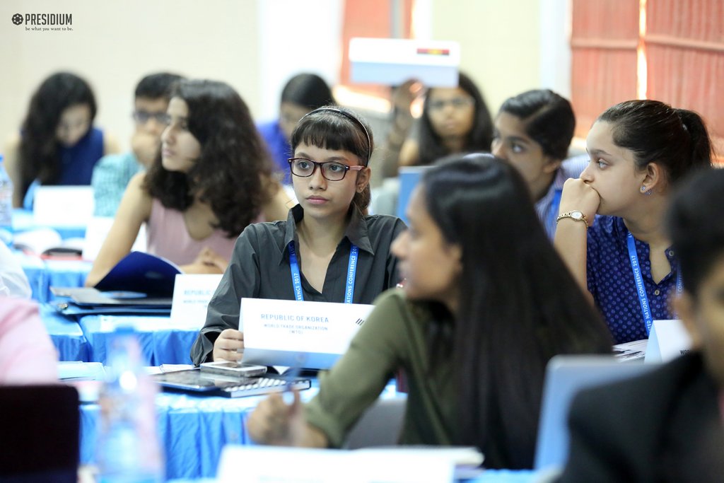 Presidium Gurgaon-57, STUDENTS OF PRESIDIUM GURGAON DAZZLE AT THE PMUN 2017 CONFERENCE