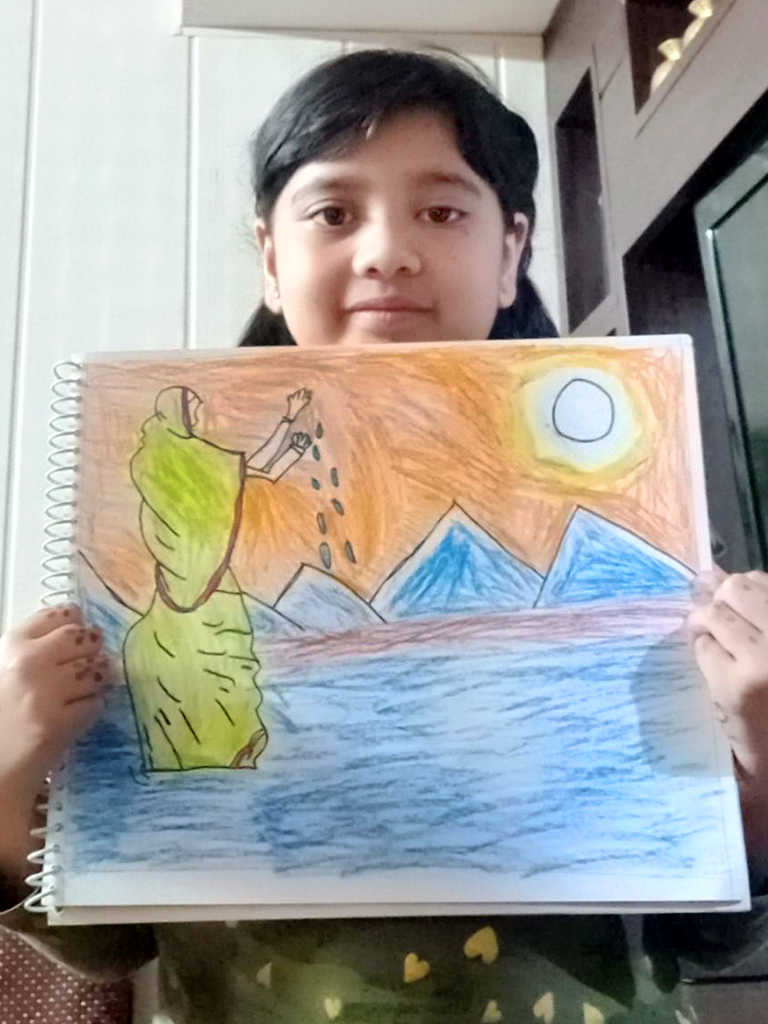 Chhath Puja Drawing | Chhath puja Drawing easy | Chhath Puja | How to draw  and colour chhath Puja - YouTube