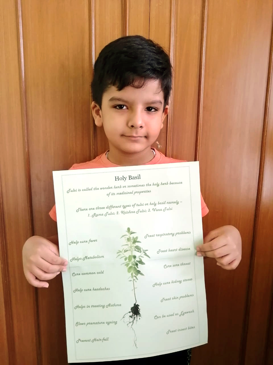 Presidium Dwarka-6, STUDENTS LEARN ABOUT THE MEDICINAL VALUES OF PLANTS 