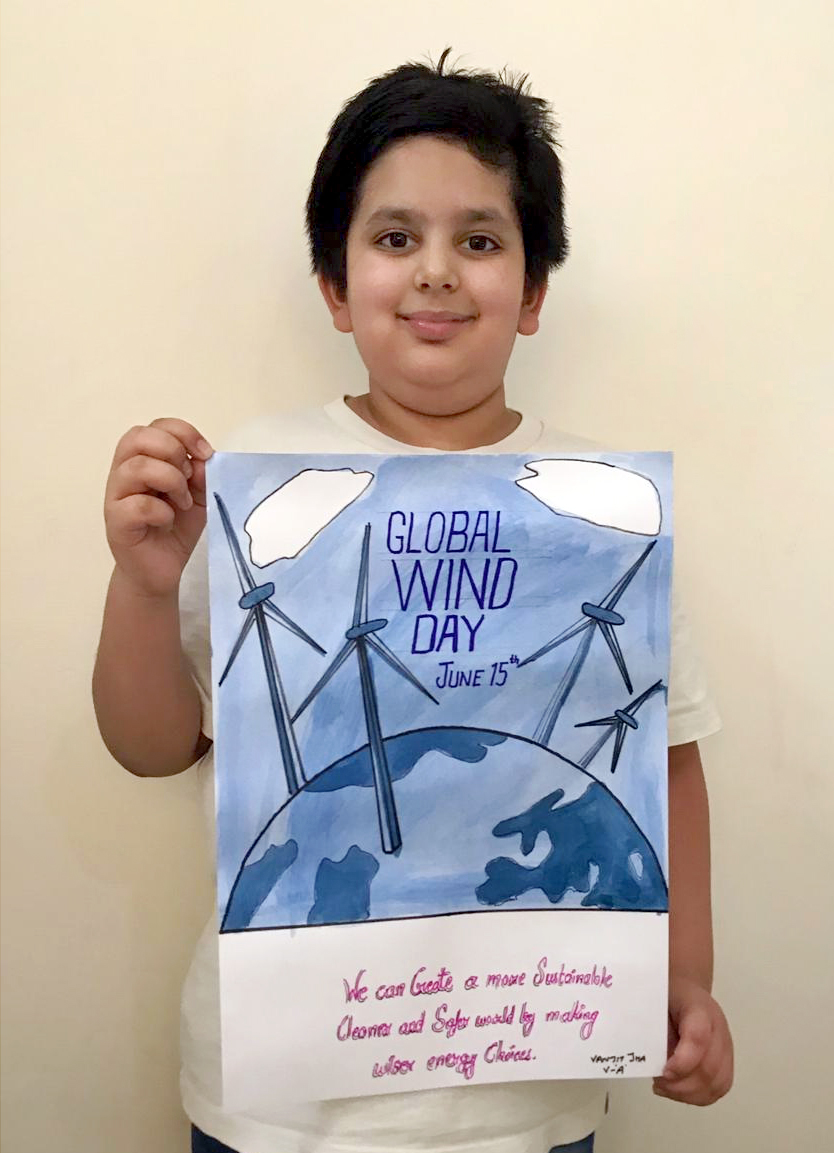 Presidium Dwarka-6, PRESIDIANS MARK WORLD WIND DAY WITH SPECIAL ASSEMBLY!