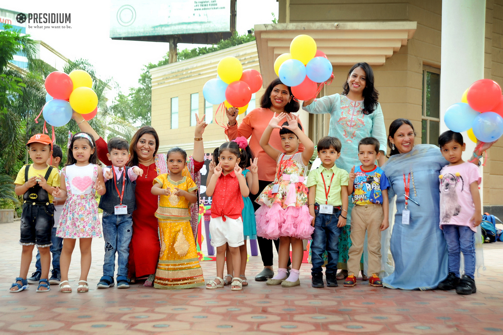 Presidium Gurgaon-57, FIRST DAY OF SCHOOL AFTER VACATIONS TURNS MEMORABLE FOR STUDENTS