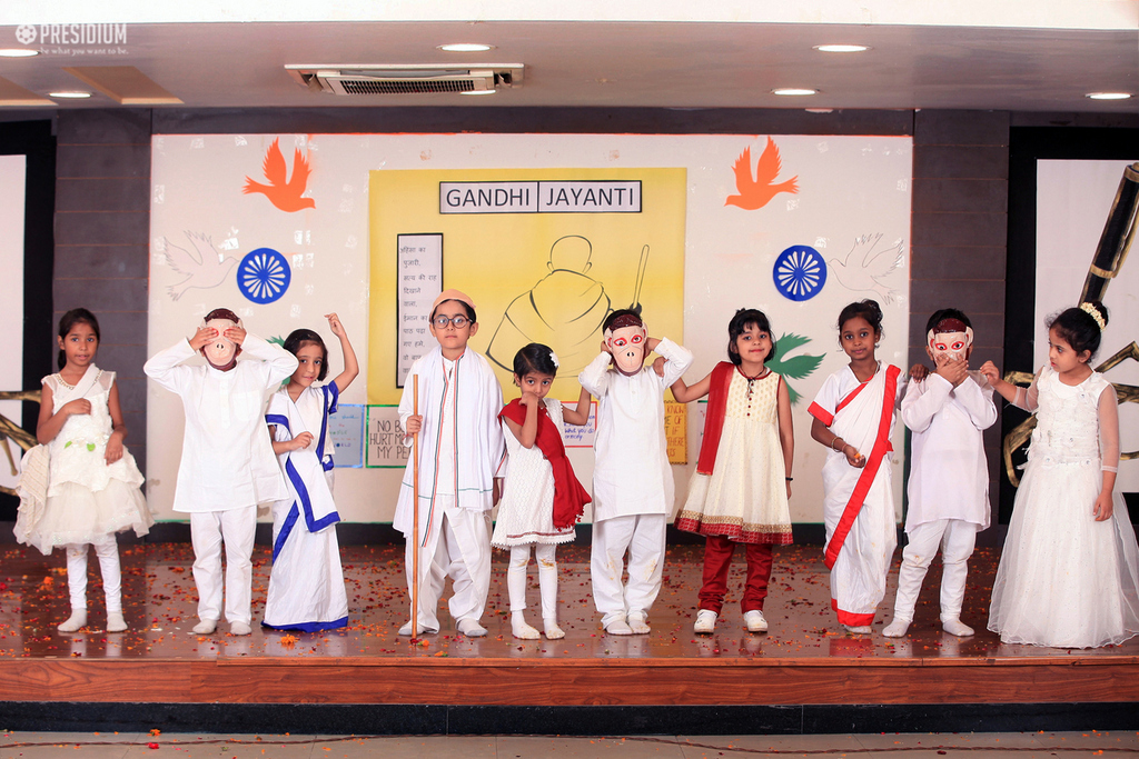 Presidium Gurgaon-57, GANDHI JAYANTI: PRESIDIANS VOW TO FOLLOW GANDHIJI'S PATH OF LIFE