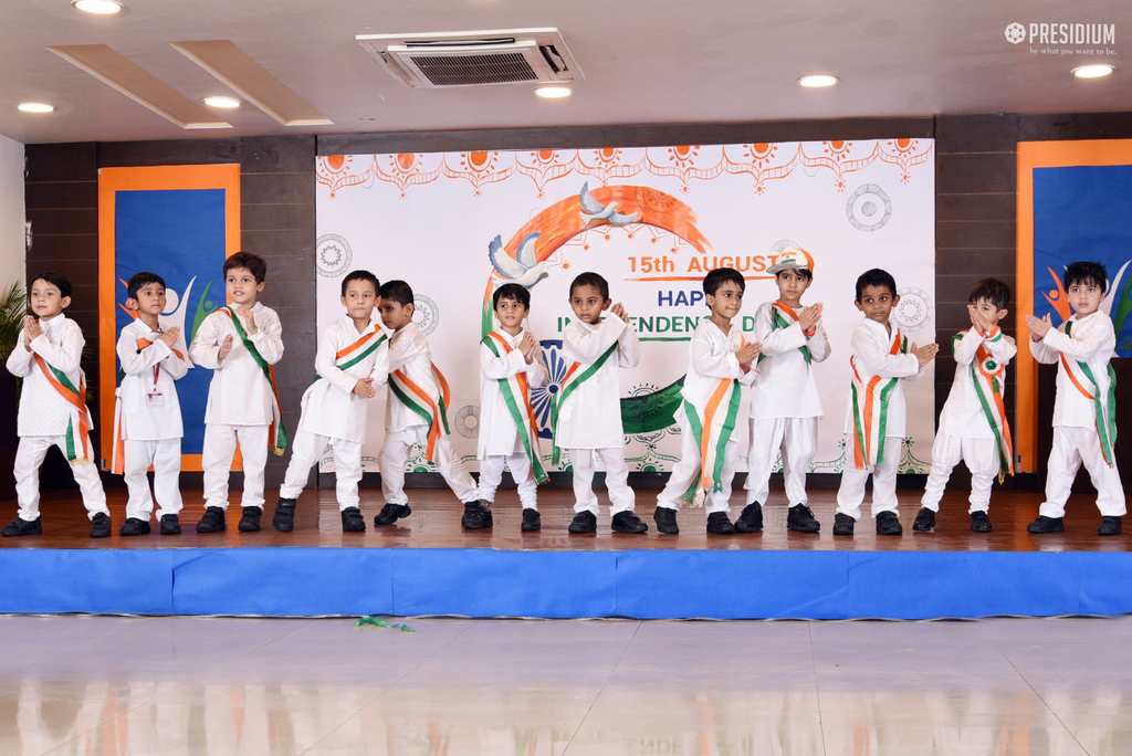 Presidium Gurgaon-57, MRS.SUDHA GUPTA CELEBRATES INDEPENDENCE DAY WITH PRESIDIANS