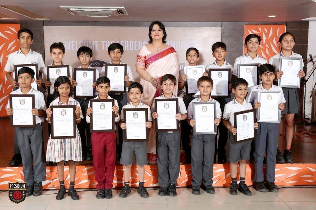 Presidium Gurgaon-57, PRESIDIUM’S YOUNG ACHIEVERS ACKNOWLEDGED AT CHAIRPERSON HONOURS -A GRAND CEREMONY