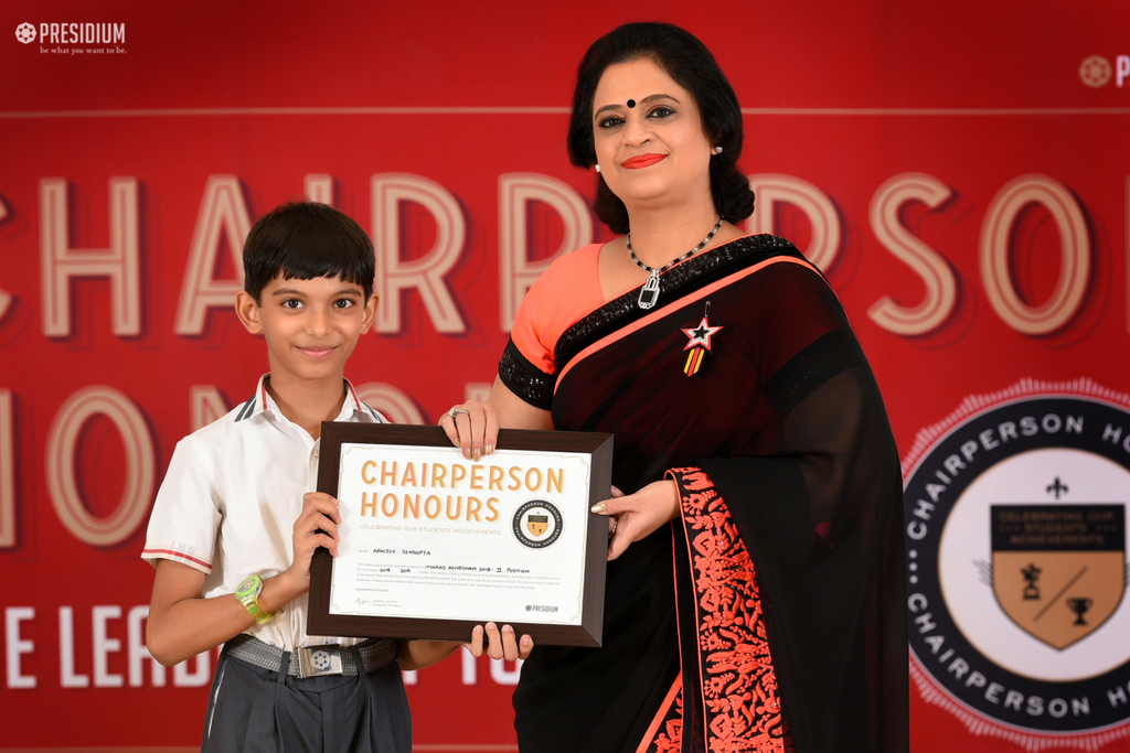 Presidium Indirapuram, PRESIDIUM HONORS YOUNG ACHIEVERS AT CHAIRPERSON HONORS CEREMONY