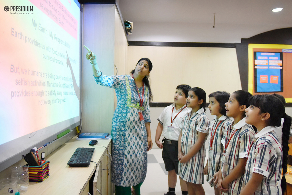 Presidium Indirapuram, EARTH WEEK SENSITIZES PRESIDIANS ABOUT ENVIRONMENT CONSERVATION