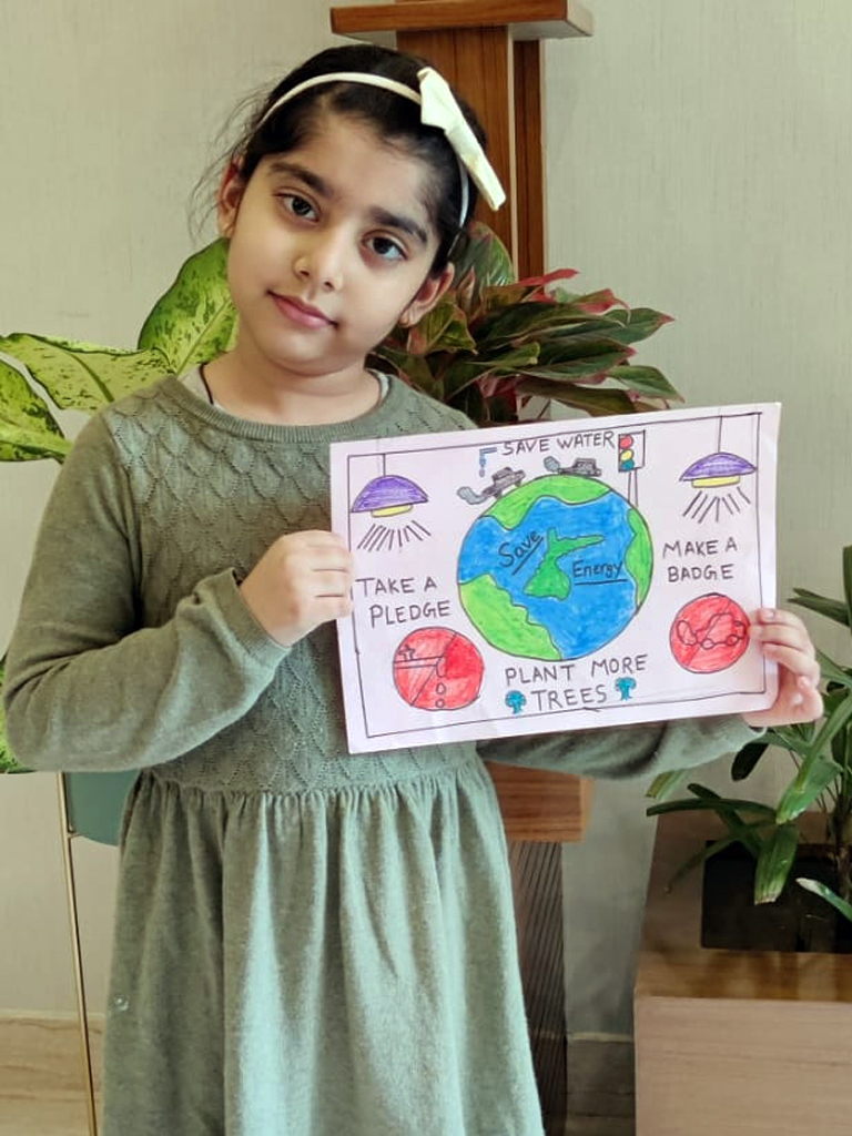 Presidium Indirapuram, STUDENTS MARK NATIONAL ENERGY CONSERVATION DAY WITH POSTER MAKING