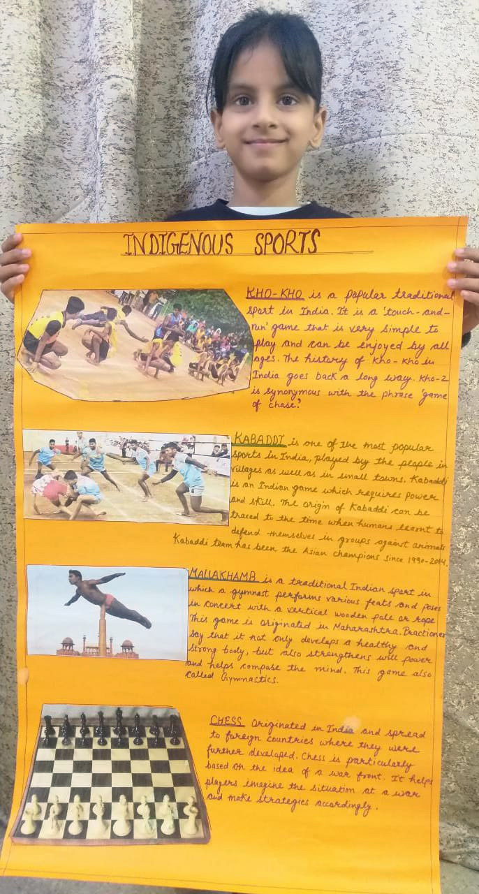 Presidium Dwarka-6, STUDENTS ENHANCE THEIR UNDERSTANDING OF INDIGENOUS GAME