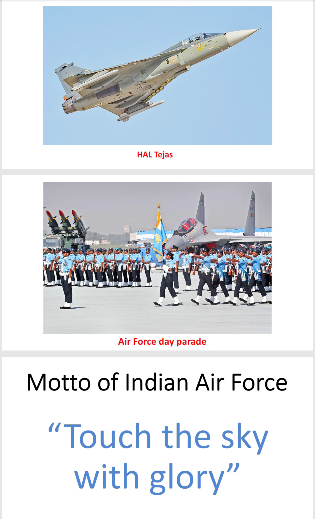 Presidium Indirapuram, STUDENTS SALUTE THE BRAVERY OF OUR AIR WARRIORS!