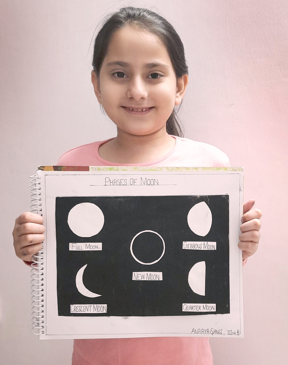 Presidium Punjabi Bagh, STUDENTS LEARN ABOUT THE DIFFERENT PHASES OF MOON