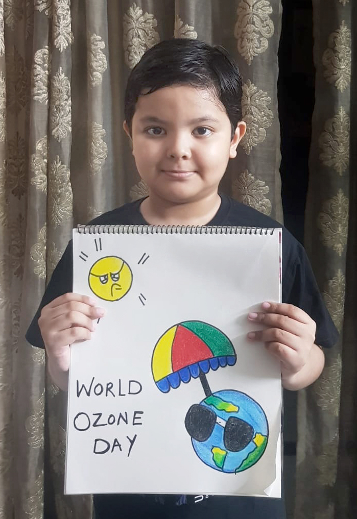 Presidium Pitampura, PRESIDIANS SPREAD AWARENESS ABOUT THE PRECIOUS OZONE LAYER!